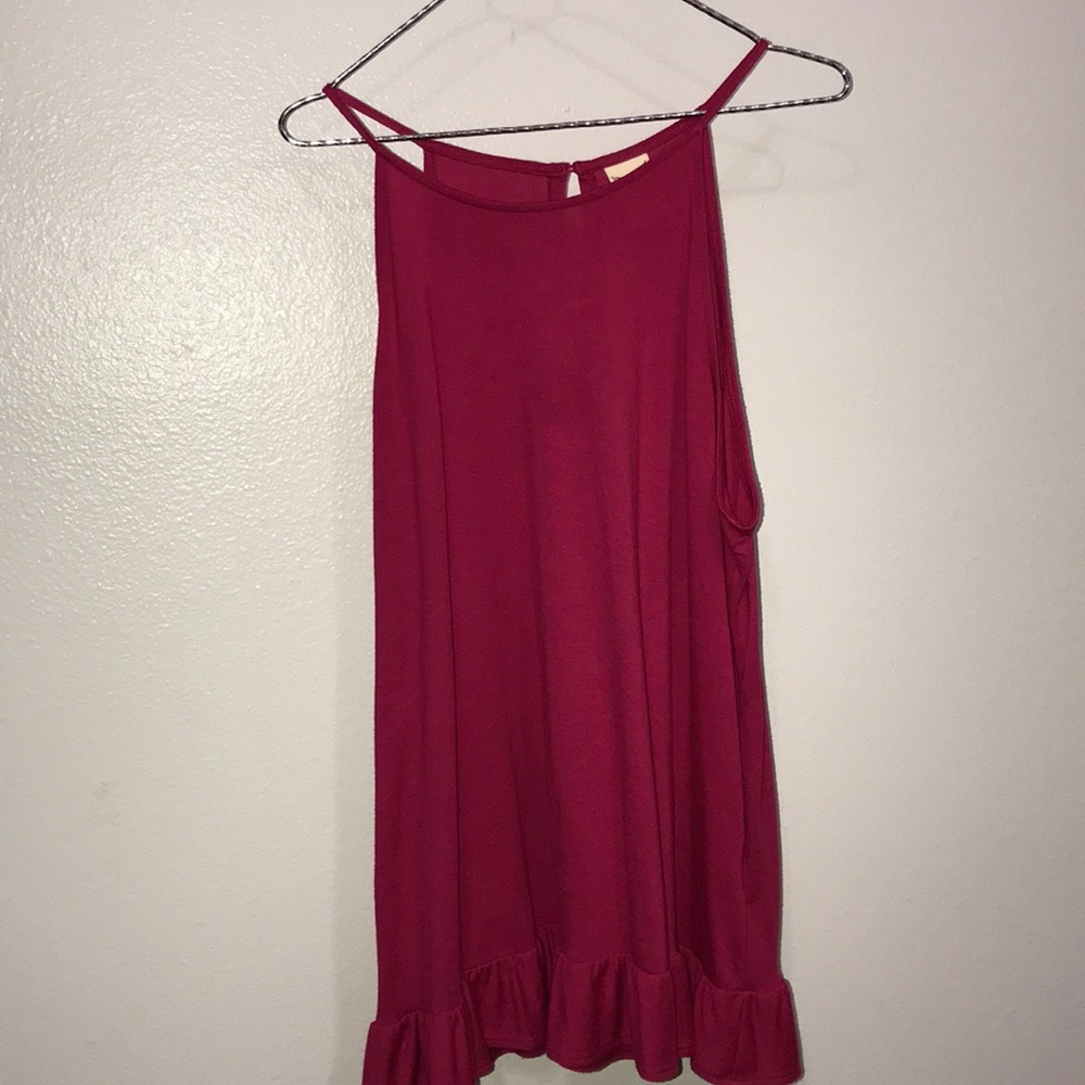 🛍Faded Glory Dark Pink Camisole - Picture 1 of 3